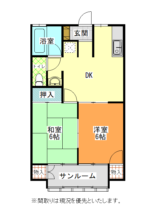 丸喜マンションサンシャルム Ａ棟   101